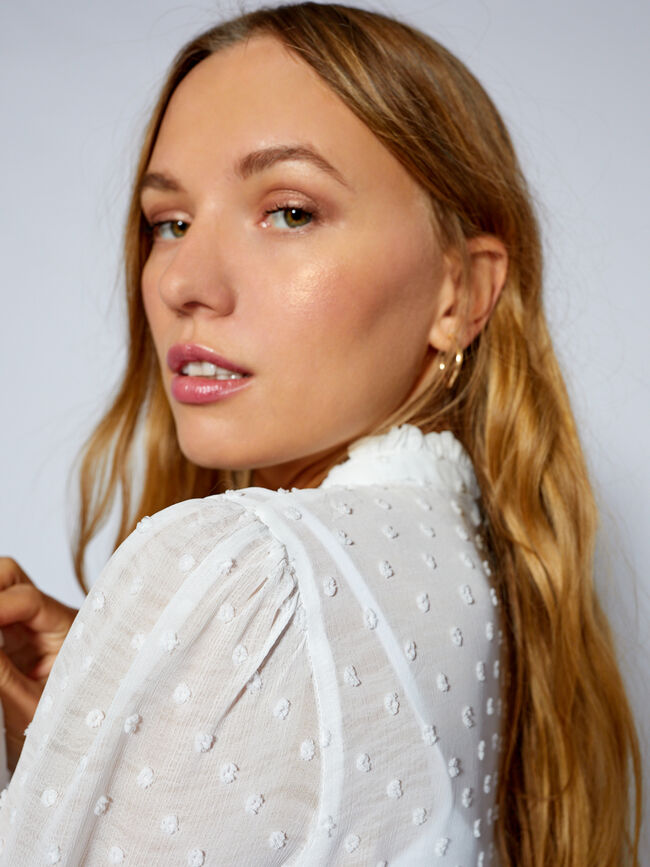 Blusa plumetti Blanco Optico