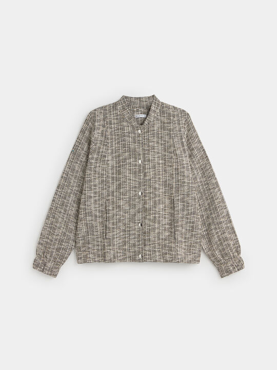 BOMBER TEJIDO TEXTURA Estampado 1 image number null