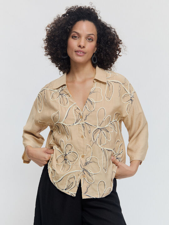 CAMISA BORDADA Arena image number null