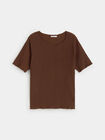 CAMISETA TEXTURA Marron