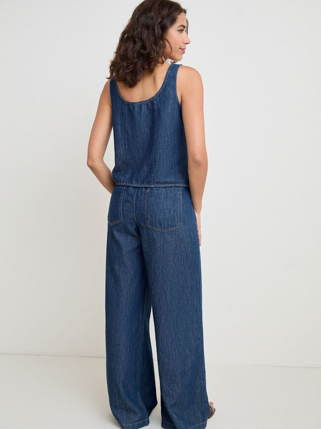 TOP ESCOTE CUADRADO Rinse Wash