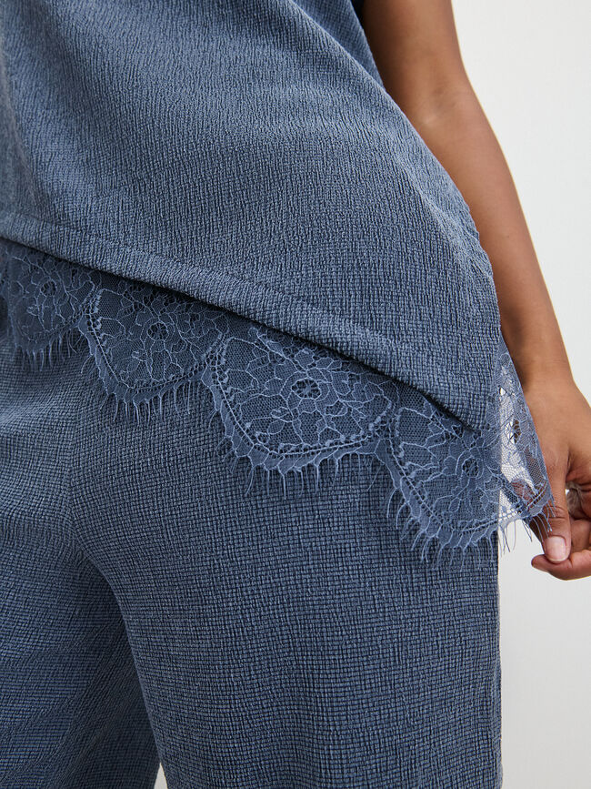 CAMISETA CRINKLE LACE Indigo