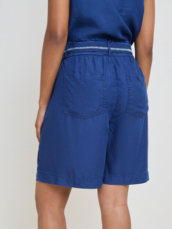 SHORT CINTURON Dark blue
