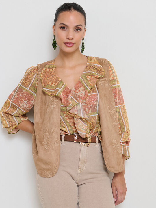 CHALECO ANTELINA Camel image number null