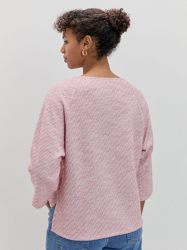 JERSEY MANGA RANGLAN ROSA VINTAGE