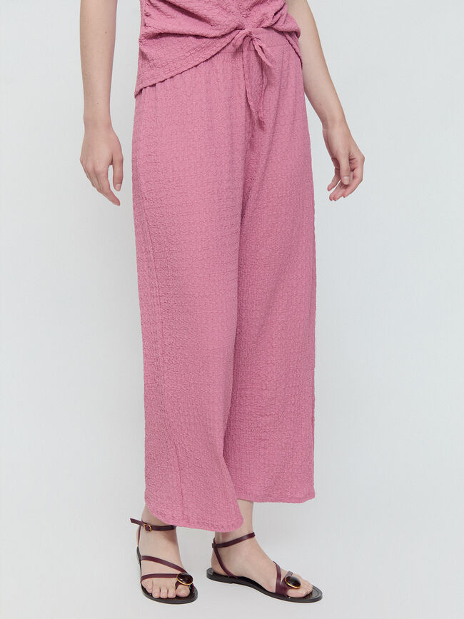 PANTALÓN EFECTO ARRUGADO Maquillaje Oscu