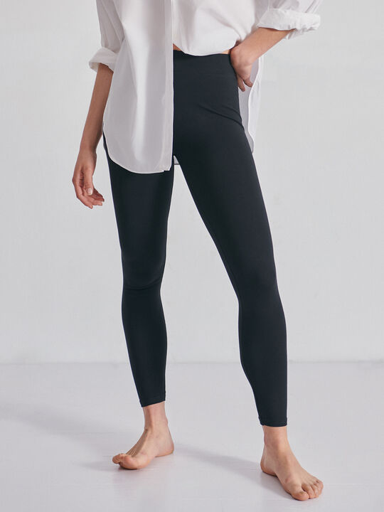 LEGGING BÁSICO LARGO Negro image number null