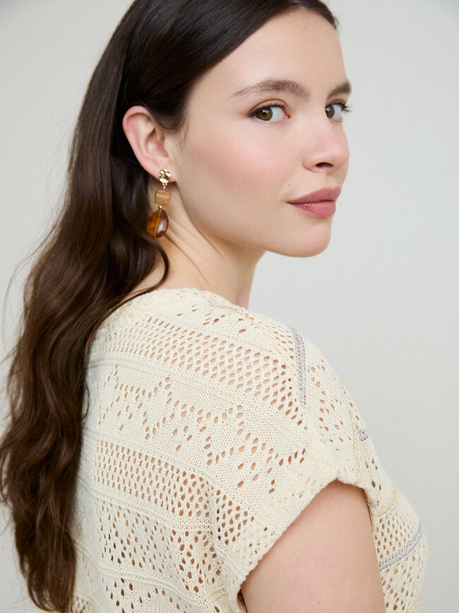 CAMISETA PUNTO CORTADO Rayas 1