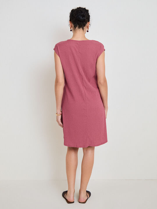 VESTIDO CORTO NUDO Blush image number null