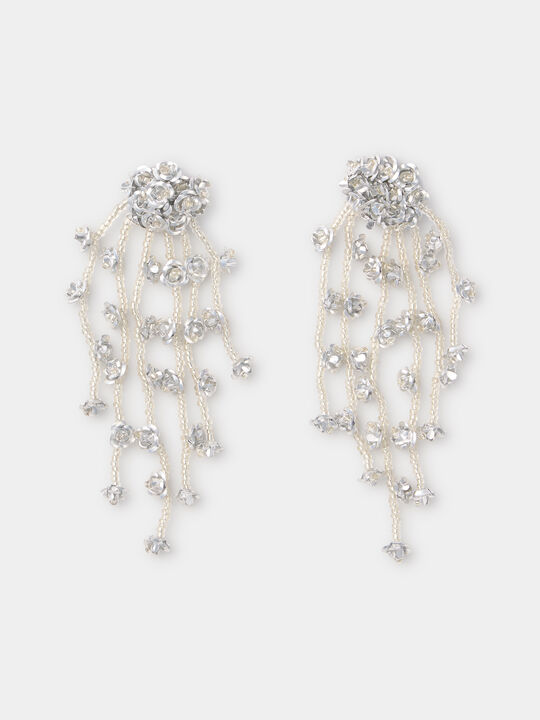 PENDIENTES FLOR BBC Plata image number null