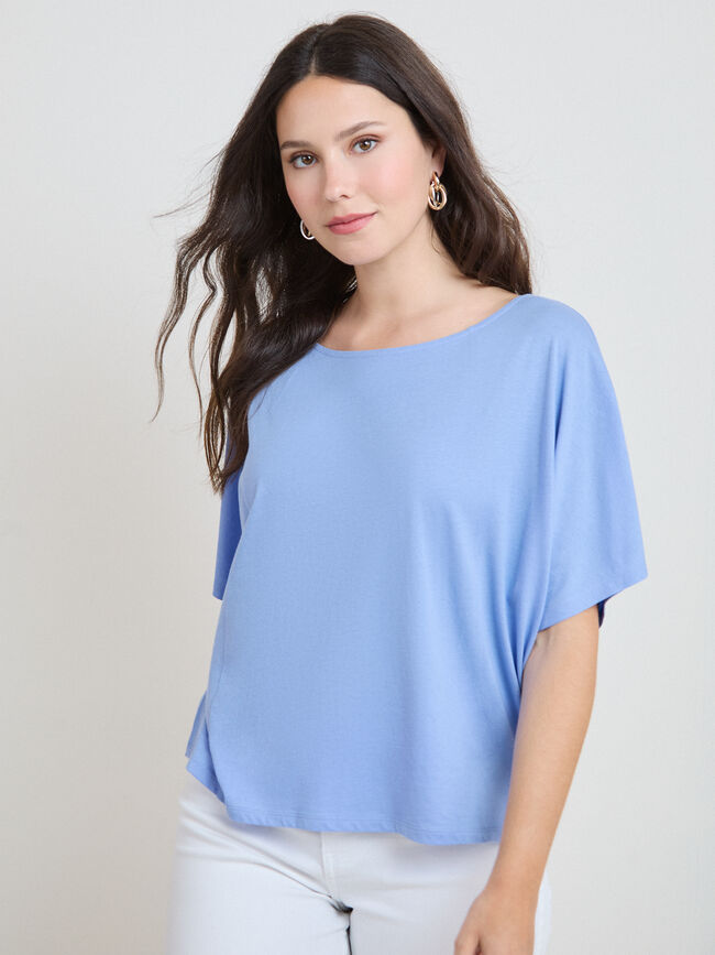 CAMISETA RANGLAN Azul Chambray