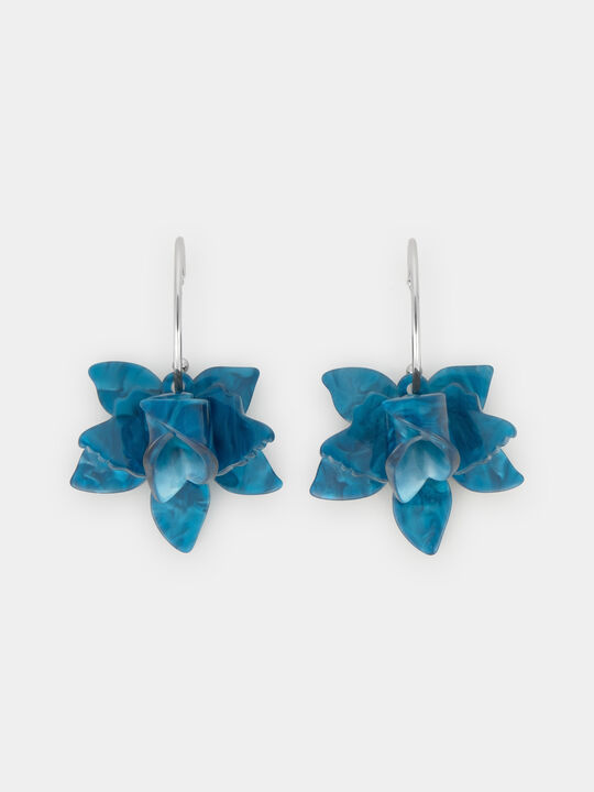 PENDIENTES DETALLE FLOR Azulon image number null