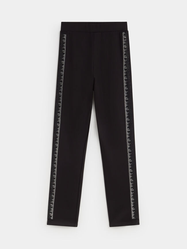 LEGGING BRILLO LATERAL Negro