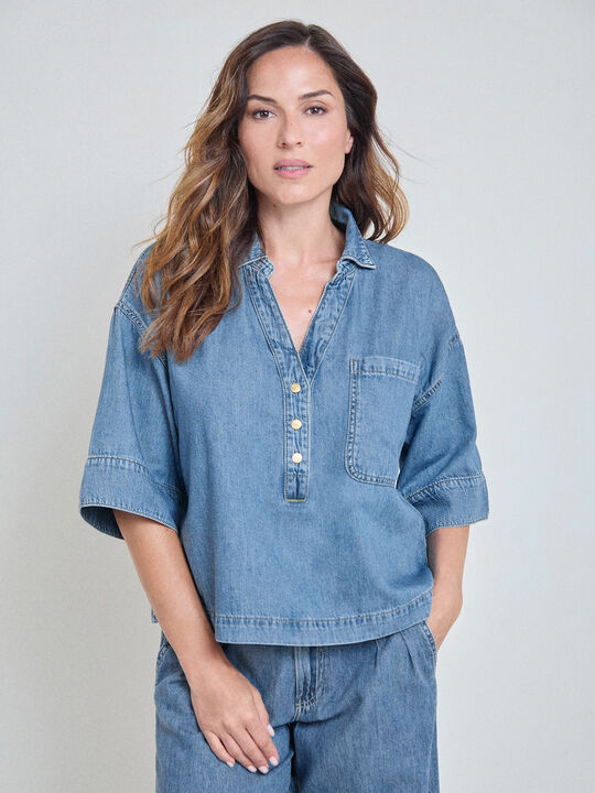CAMISA VAQUERA GRANDE Mid blue image number null