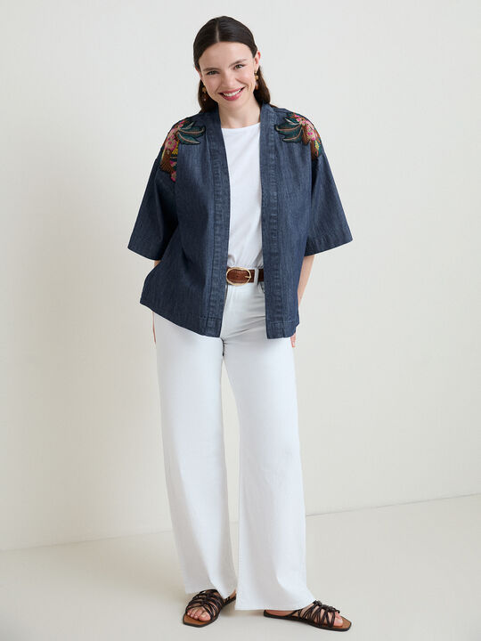 CAFTAN VAQUERO BORDADO Rinse Wash image number null