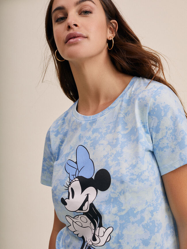 camiseta tie dye minnie 100% algodón Estampado 3