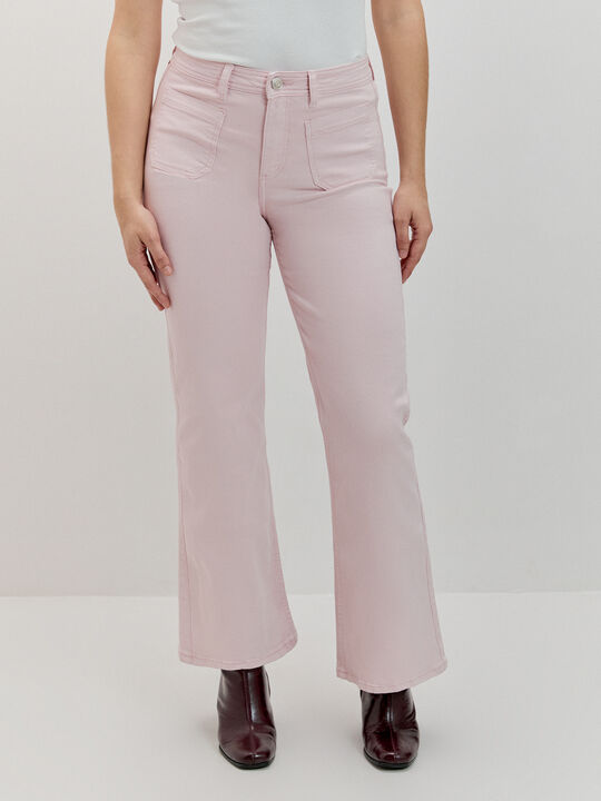 WIDE LEG BOLSILLOS Rosa image number null