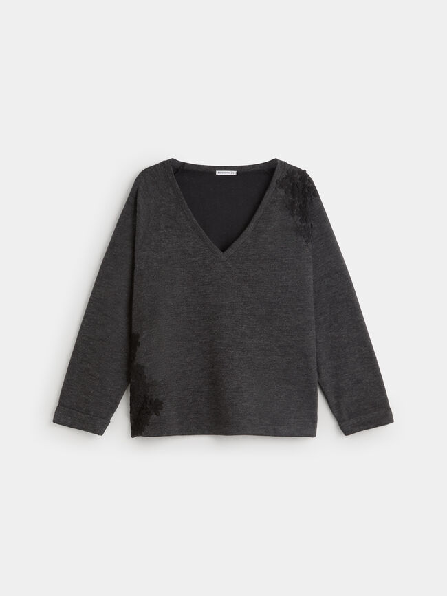 JERSEY LANOSO FORNITURA Gris V/oscuro