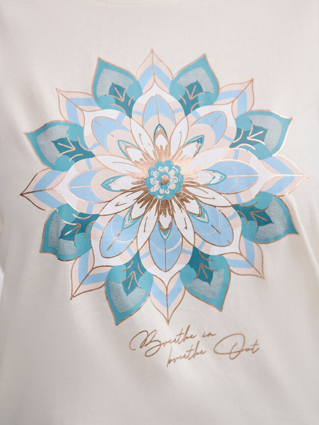CAMISETA POSICIONAL MANDALA Crudo