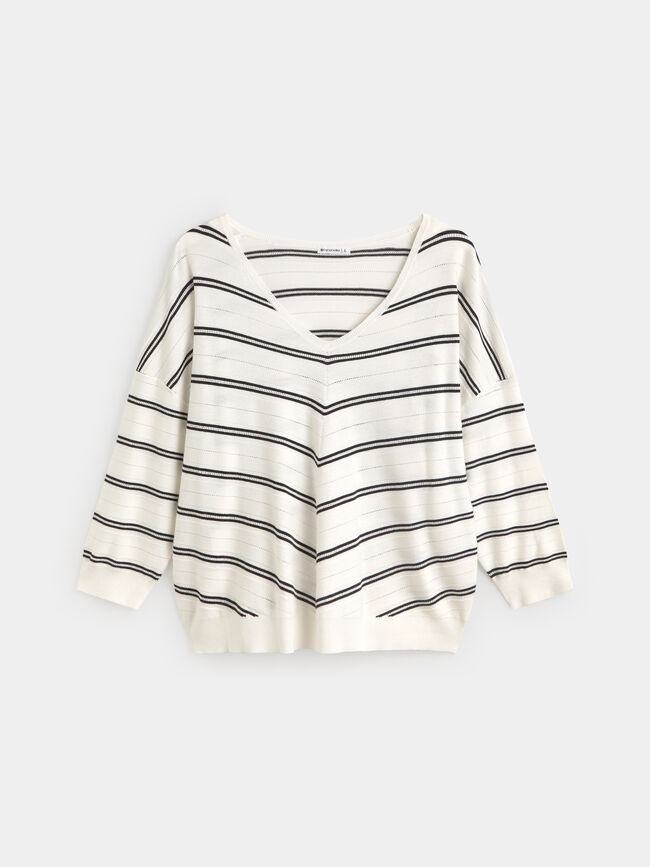 JERSEY RAYA DIAGONAL Blanco Hueso