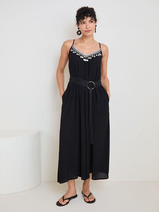 MONO DETALLE ESCOTE Negro image number null