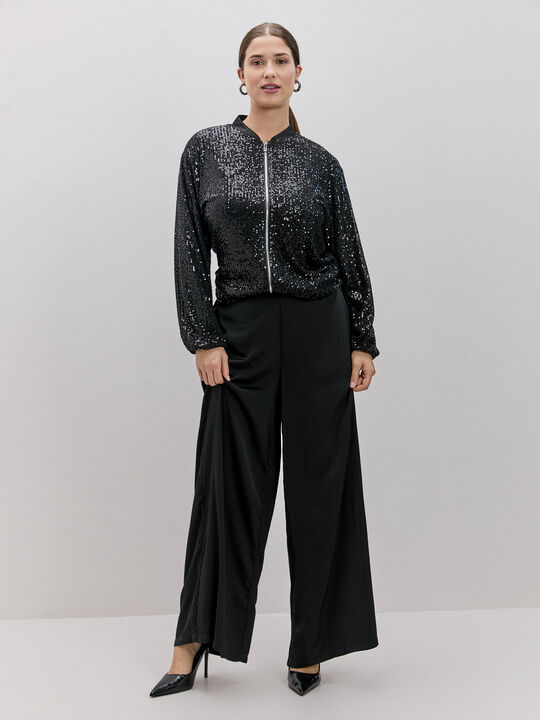 BOMBER DE LENTEJUELAS Negro image number null