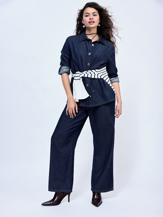 PANTALON FLUIDO VAQUERO Rinse Wash image number null
