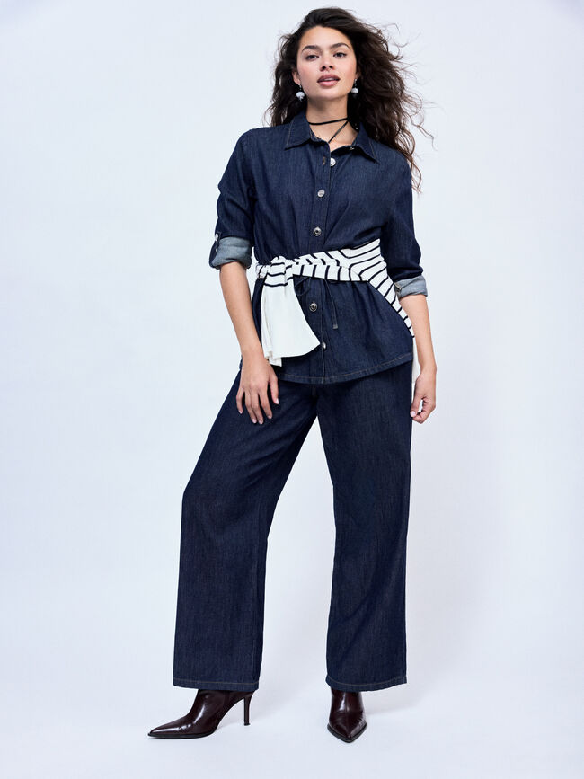 PANTALON FLUIDO VAQUERO Rinse Wash