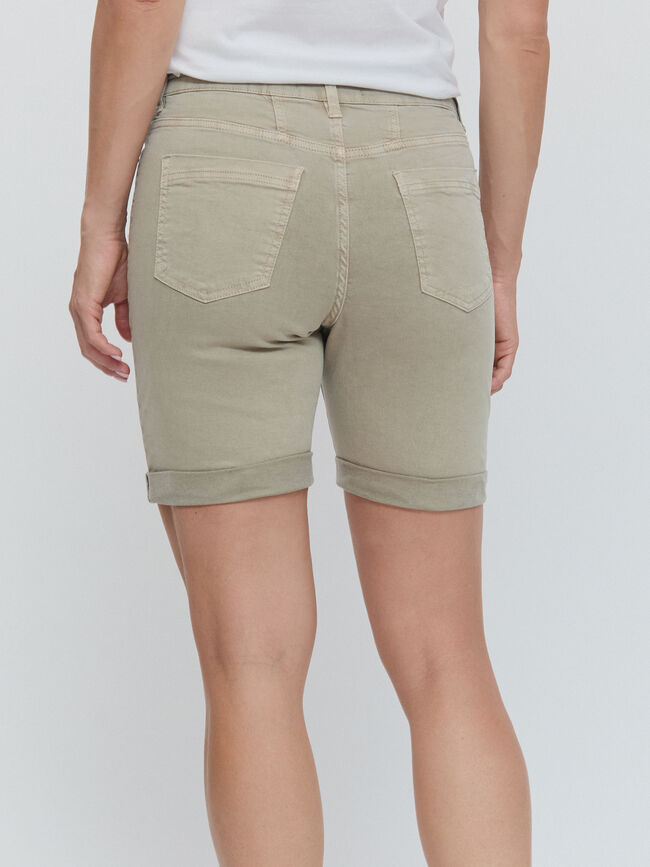 BERMUDA VAQUERA BASICA Kaki