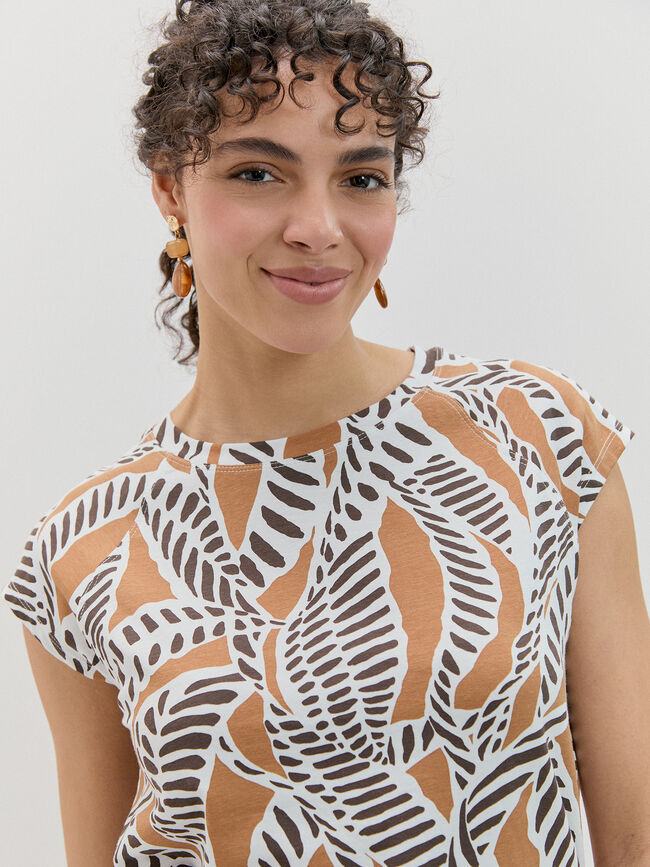 TOP MANGA CORTA Estampado 2