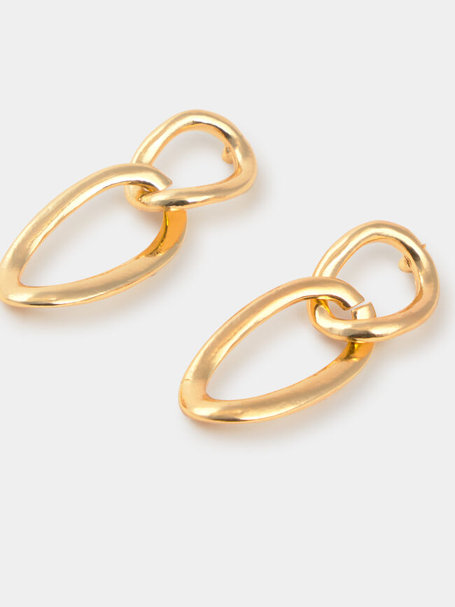 PENDIENTES CLÁSICOS DORADOS Oro