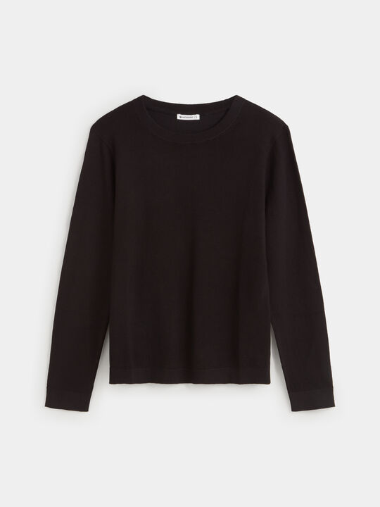 JERSEY CUELLO REDONDO Negro image number null