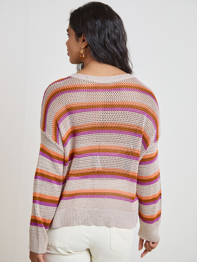 JERSEY RAYAS COLORES Multicolor