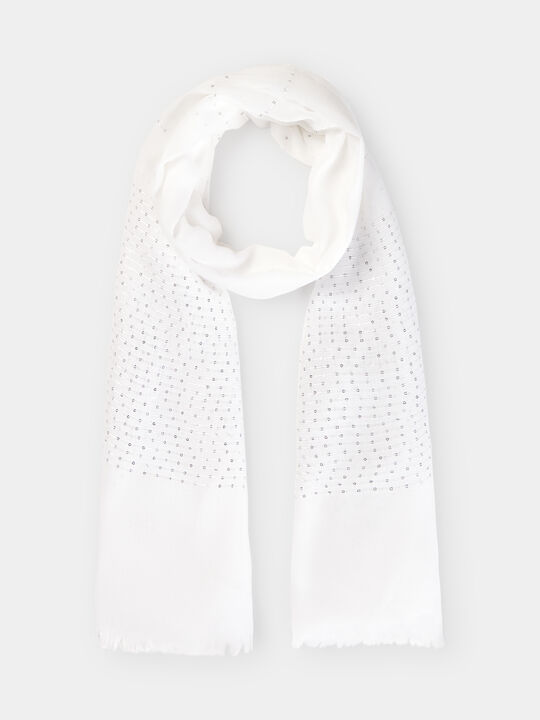PA&Ntilde;UELO DETALLE LENTEJUELAS Blanco Optico image number null