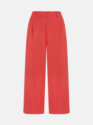 Pantalón culotte fluido Coral image number null