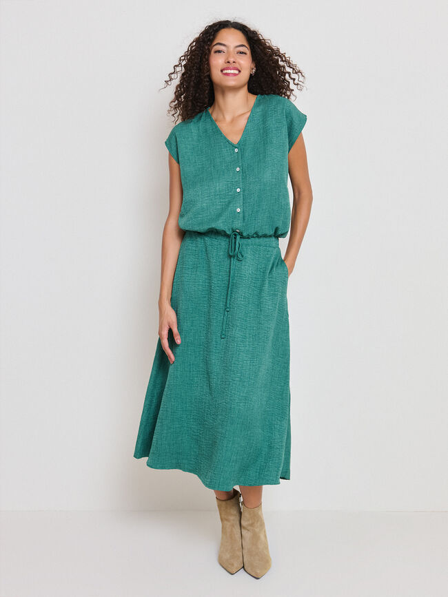 FALDA EVAS&Eacute; CONJUNTO Verde Jade