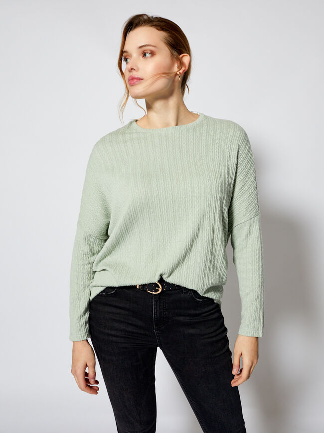 CAMISETA ESTRUCTURA Perla Verdoso