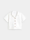 SOBRECAMISA FLUIDA DENIM Blanco Optico