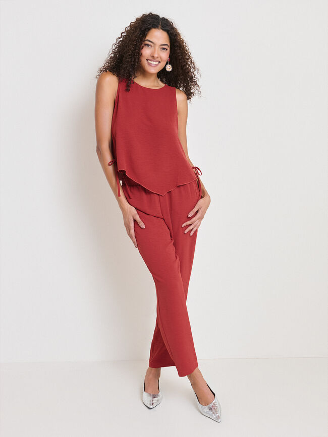 TOP ASIMETRICO LAZOS oxide