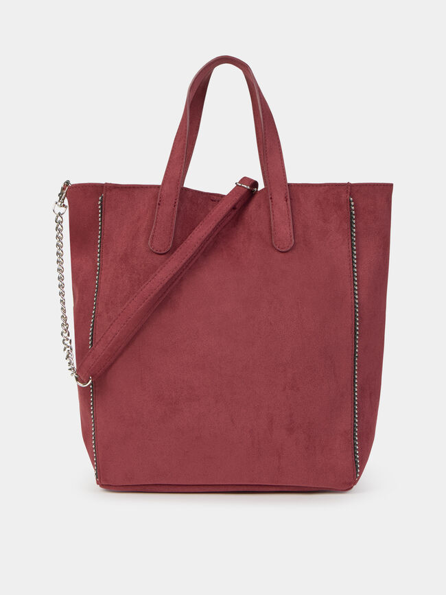 BOLSO DETALLE METÁLICO Vino