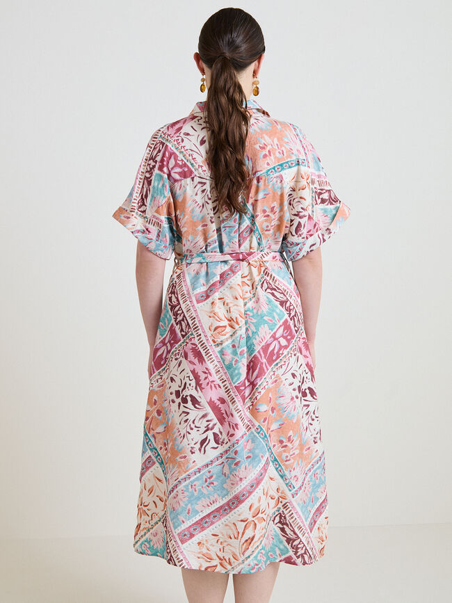 VESTIDO MIDI CAMISERO Bugambila