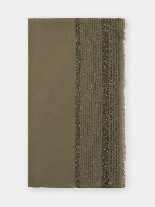 PA&Ntilde;UELO DETALLE BRILLO Kaki