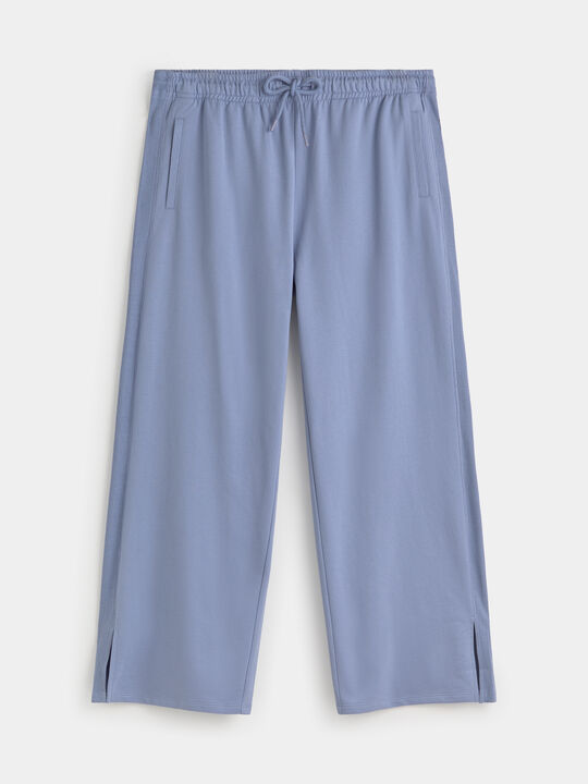 PANTALON CINTURON Azul Chambray image number null
