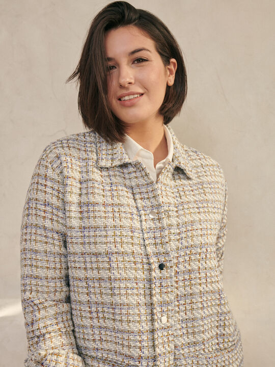 SOBRECAMISA TWEED Piedra image number null