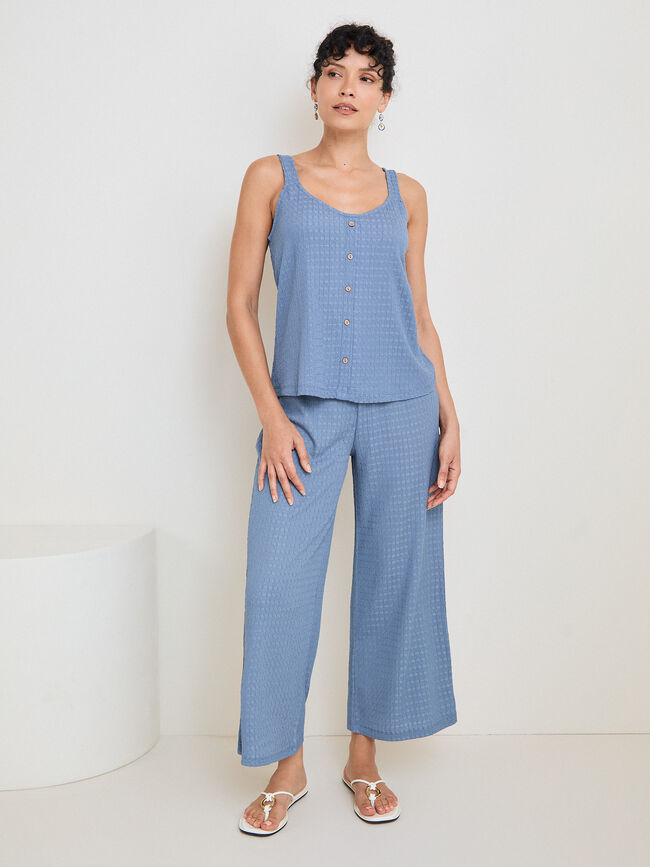 PANTALON AZUL SET ESTRUCTURA Azul Chambray