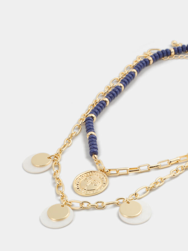 Collares combinados Oro Viejo