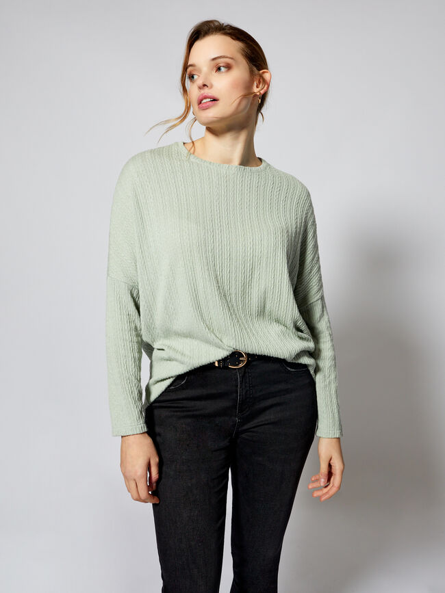CAMISETA ESTRUCTURA Perla Verdoso