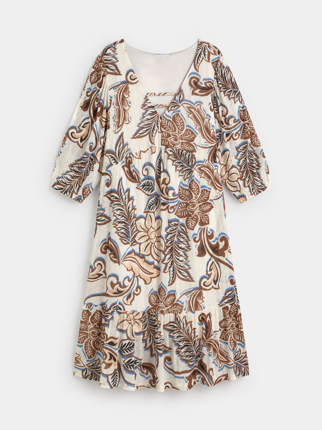 VESTIDO CORTO ESTAMPADO Estampado 1