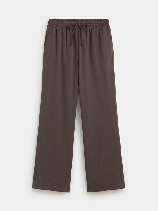 PANTAL&Oacute;N PALAZZO Gris V/oscuro image number null