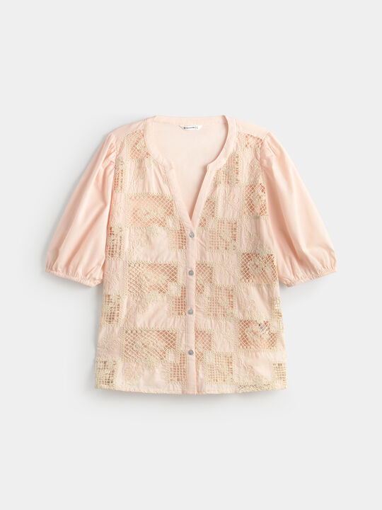 blusa bordada Rosa Perla image number null